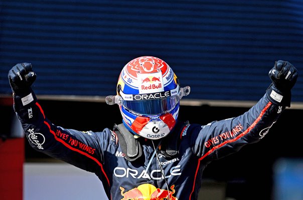 Max Verstappen Netherlands & Red Bull celebrates victory Imola F1 2025