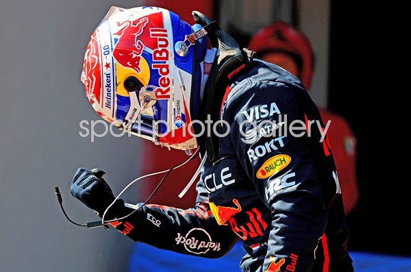 Max Verstappen Netherlands & Red Bull celebrates win Imola F1 2025