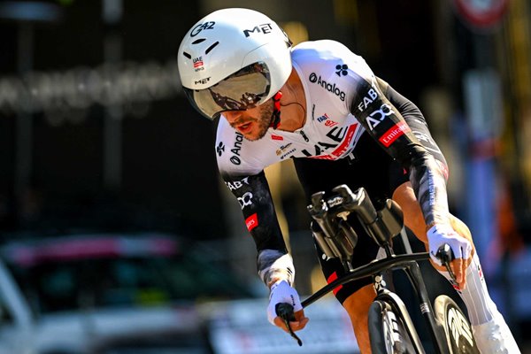 Adam Yates Great Britain & UAE Team Emirates Stage 2 Time Trial Giro d'Italia 2025