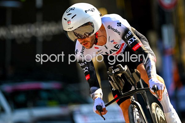 Adam Yates Great Britain & UAE Team Emirates Stage 2 Time Trial Giro d'Italia 2025