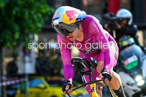 Wout Van Aert Belgium & Team Visma Stage 2 Time Trial Giro d'Italia 2025 