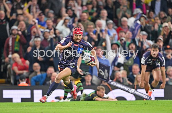 Louis Bielle-Biarrey Bordeaux scores v Northampton Champions Cup Final 2025