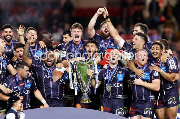 Jefferson Poirot & Maxime Lucu Bordeaux celebrate Champions Cup Victory 2025