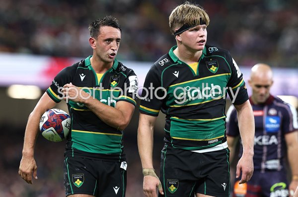 Alex Mitchell & Henry Pollock Northampton v Bordeaux Champions Cup Final 2025