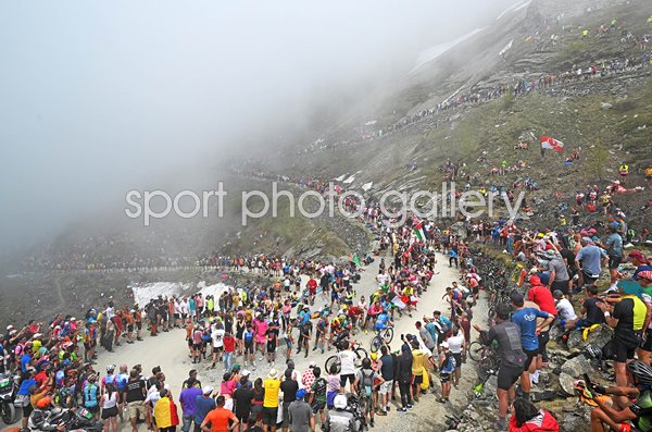 Colle delle Finestre (2172m) Stage 20 Verres to Sestriere Giro d'Italia 2025  