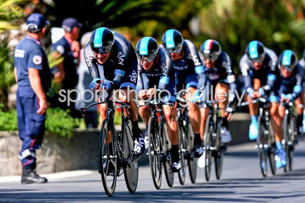 Bradley Wiggins Sky Team Time Trial Giro 2013