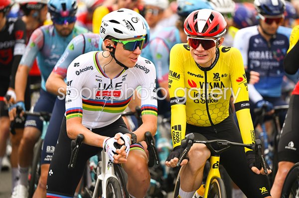 Tadej Pogacar & Jonas Vingegaard Stage 1 Criterium du Dauphine 2025