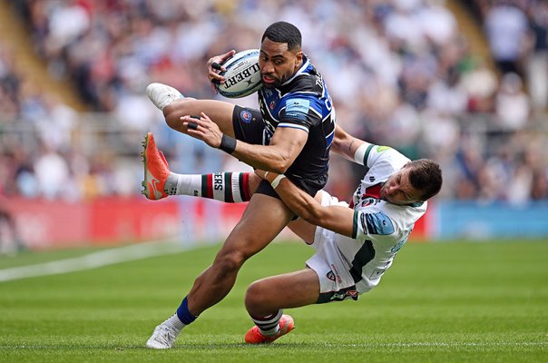 Joe Cokanasiga Bath v Handre Pollard Leicester Premiership Rugby Final Twickenham 2025