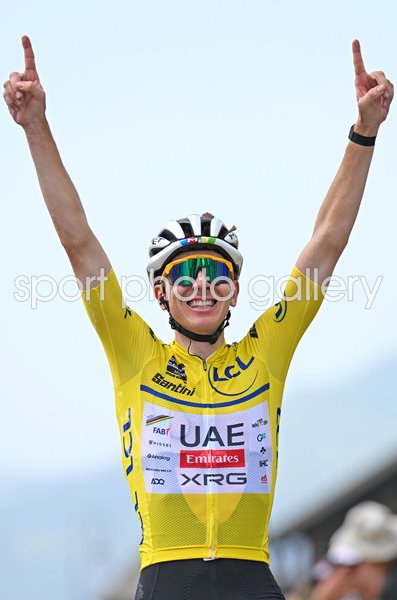 Tadej Pogacar Slovenia wins Stage 7 Criterium du Dauphine 2025