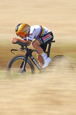 Remco Evenepoel Belgium Time Trial Stage 4 Criterium du Dauphine 2025