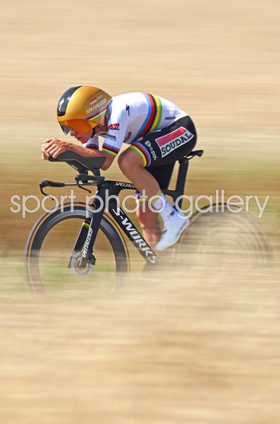 Remco Evenepoel Belgium Time Trial Stage 4 Criterium du Dauphine 2025