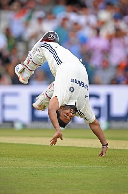 Rishabh Pant India trademark century celebration v England Headingley Test 2025
