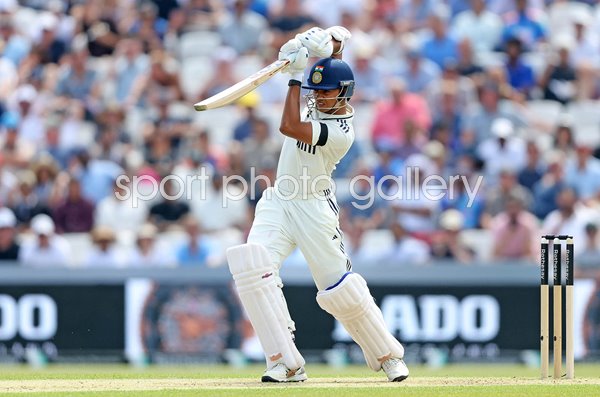 Yashasvi Jaiswal India bats v England Headingley Test 2025