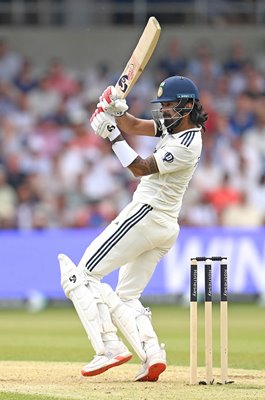 KL Rahul India bats v England 1st Test Headingley Leeds 2025