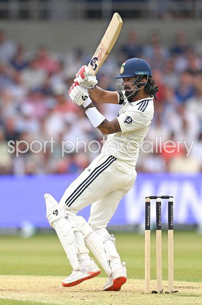KL Rahul India bats v England 1st Test Headingley Leeds 2025