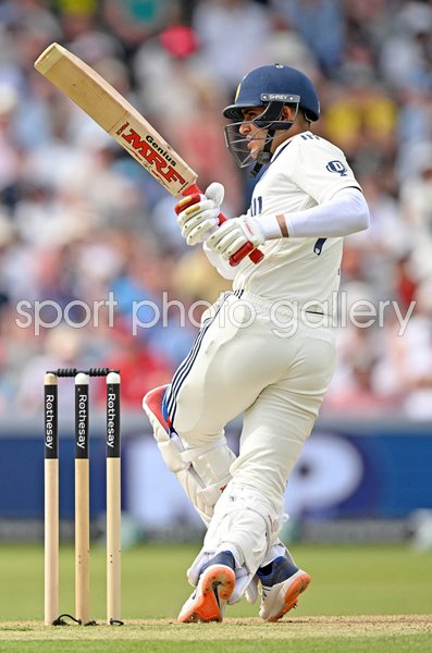 Shubman Gill India captain bats v England 1st Test Headingley Leeds 2025