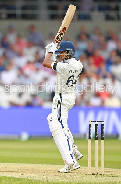Yashasvi Jaiswal India batting v England 1st Test Headingley Leeds 2025