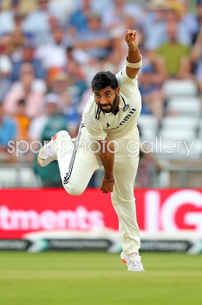 Jasprit Bumrah India bowls v England 1st Test Headingley Leeds 2025
