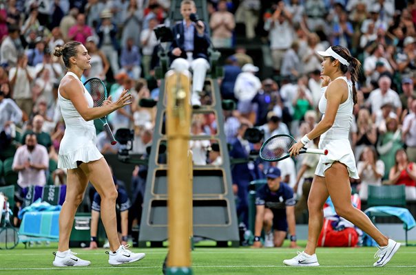 Aryna Sabalenka v Emma Raducanu Great Britain Wimbledon 2025