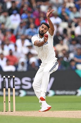 Akash Deep India bowling v India Edgbaston Test Match 2025