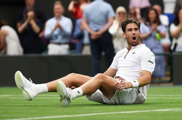 Cameron Norrie Great Britain win v Nicolas Jarry Wimbledon 2025