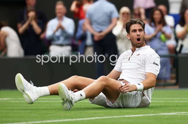 Cameron Norrie Great Britain win v Nicolas Jarry Wimbledon 2025