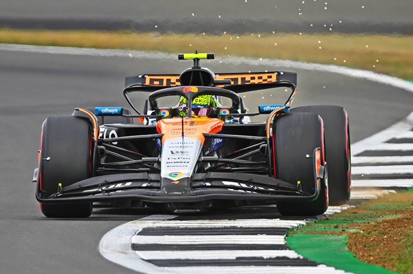 Lando Norris Great Britain driving Mclaren British F1 Grand Prix Silverstone 2025
