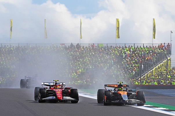 British drivers Lando Norris & Lewis Hamilton British F1 Grand Prix Silverstone 2025