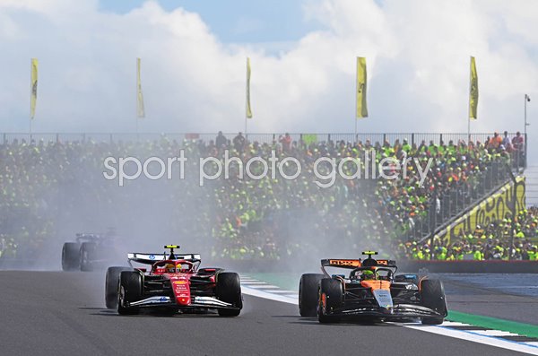 British drivers Lando Norris & Lewis Hamilton British F1 Grand Prix Silverstone 2025