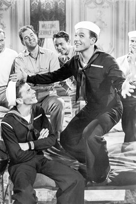 Gene Kelly And Frank Sinatra In 'Anchors Aweigh,' 1945.