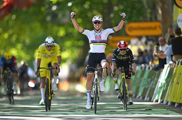 Tadej Pogacar wins 100th Professional stages Stage 4 Tour de France 2025