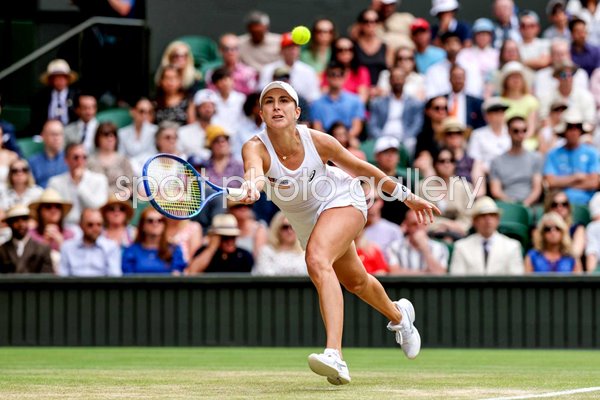 Belinda Bencic Switzerland v Mirra Andreeva Wimbledon 2025