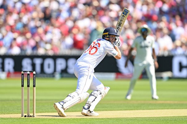 Joe Root England brings up hundred v India Lord's Test Match 2025