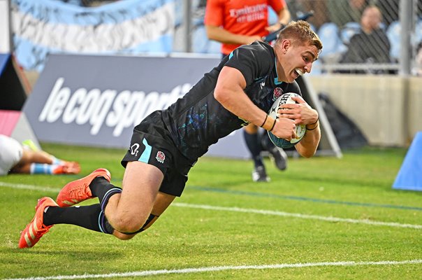 Jack van Poortvliet England scores series-winning try v Argentina San Juan 2025