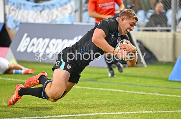 Jack van Poortvliet England scores series-winning try v Argentina San Juan 2025