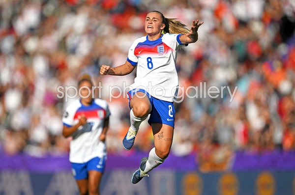 Georgia Stanway England celebrates v Netherlands Group D Women's EURO 2025