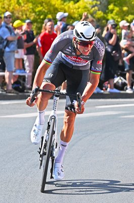 Mathieu Van Der Poel Netherlands breakaway Stage 9 Tour de France 2025