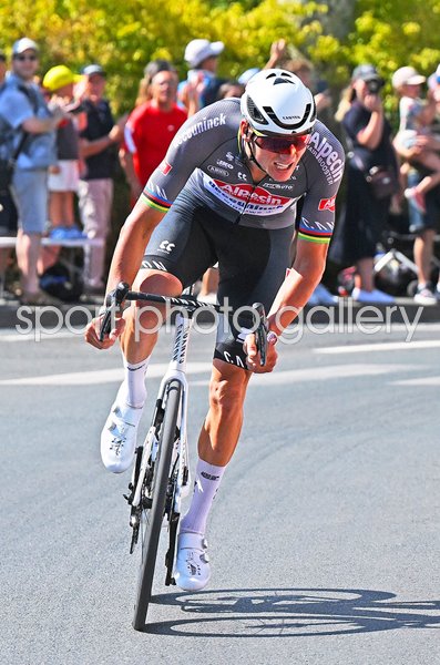 Mathieu Van Der Poel Netherlands breakaway Stage 9 Tour de France 2025