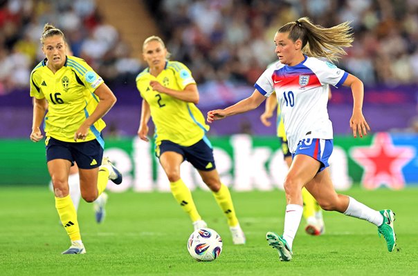 Ella Toone England on the ball v Sweden Quarter-Final Women's EURO 2025 