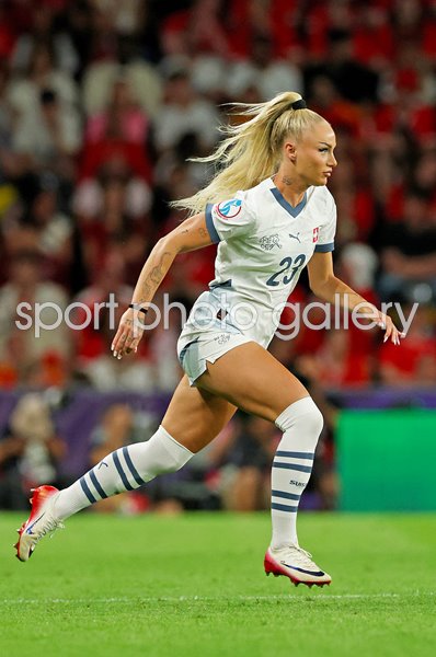 Alisha Lehmann Switzerland v Spain Quarter-Final Women's EURO 2025 