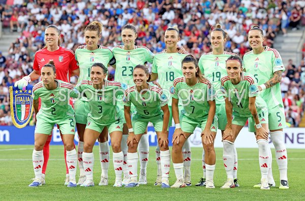 Italy team v England Semi-Final Geneva Women's EURO 2025  