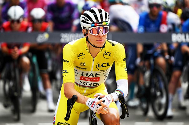 Tadej Pogacar Slovenia & UAE Team EmiratesStage 17 Tour de France 2025