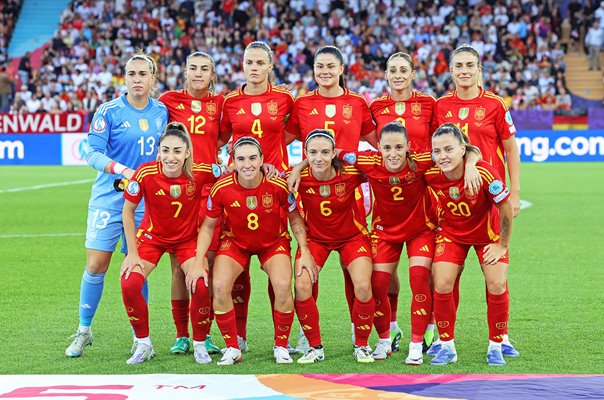 Spain team v Germany Semi-Final Zurich Women's EURO 2025 