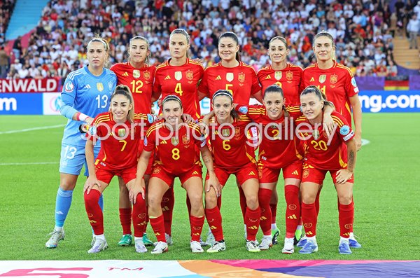 Spain team v Germany Semi-Final Zurich Women's EURO 2025 