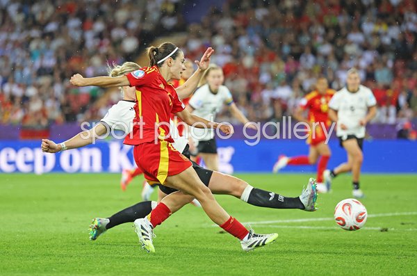 Aitana Bonmati Spain scores winner v Germany Semi-Final Women's EURO 2025 