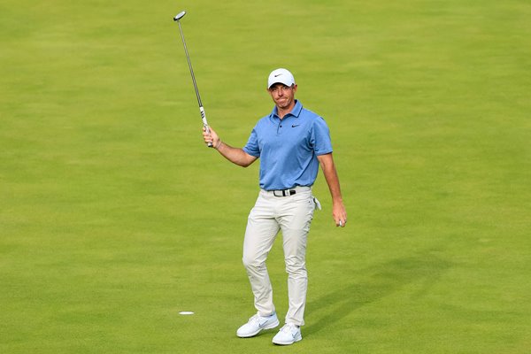 Rory McIlroy Northern Ireland thanks Portrush crowd 18th green Open Championship 2025