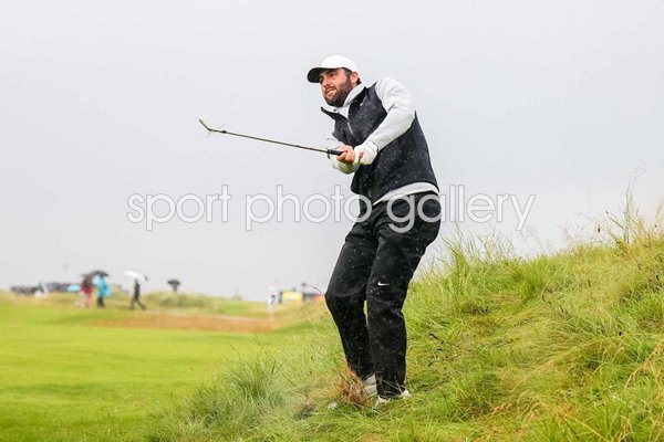 Scottie Scheffler 11th hole second round Open Royal Portrush 2025