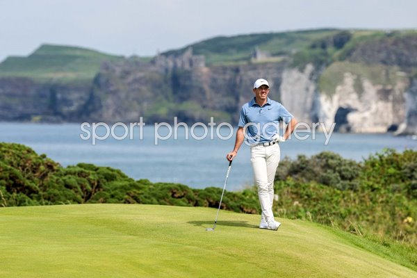 Rory McIlroy Northern Ireland 5th green final round Open Royal Portrush 2025