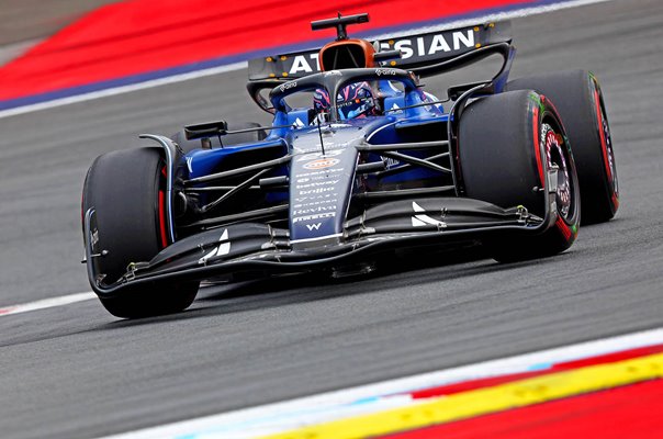 Alexander Albon Thailand driving Williams Mercedes Austrian Grand Prix 2025