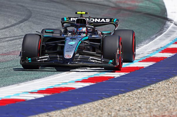 Andrea Kimi Antonelli Italy driving Mercedes Austrian Grand Prix 2025